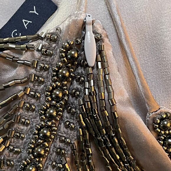 Zeynep Arcay Mini Bead Dress Light Grey - Picture 9 of 12